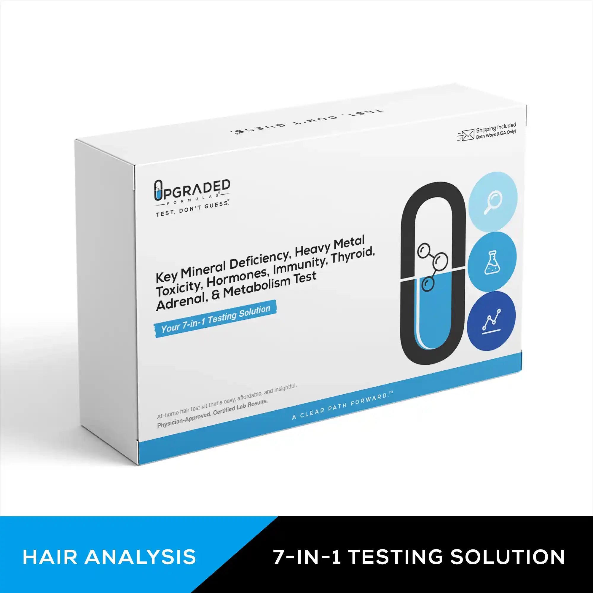 Hårmineralanalyse testkit – Nem og præcis test af din krops mineralstatus. Bestil direkte fra Nuro.dk og få professionel vejledning.